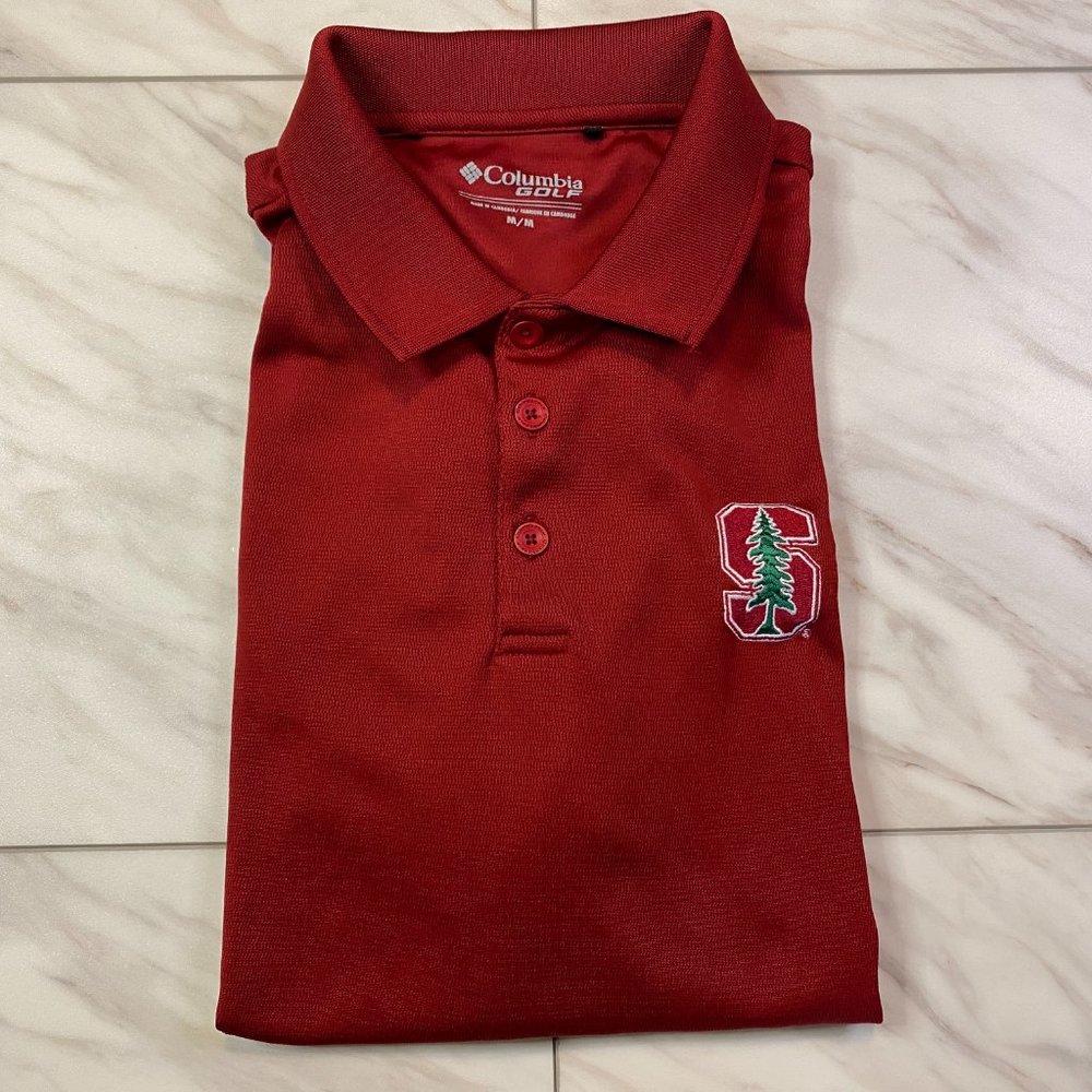 Columbia Golf Performance Polo Stanford University Medium M
